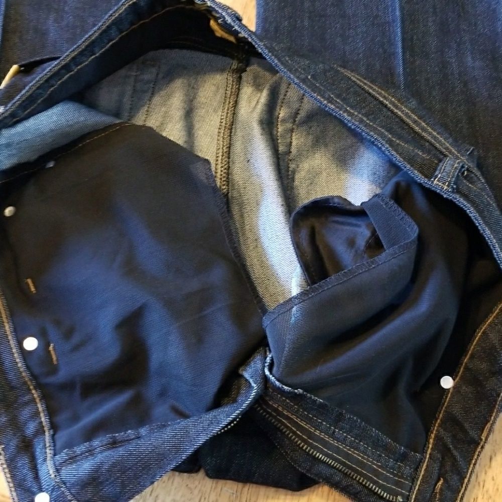 𝅺bill BLASS CONTROL PANEL TRIANGULAR FIT JEANS - Picture 6 of 7